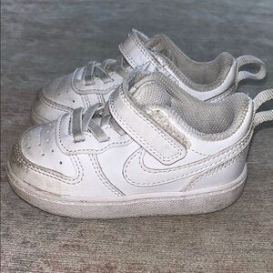 Kids White Nike Sneakers